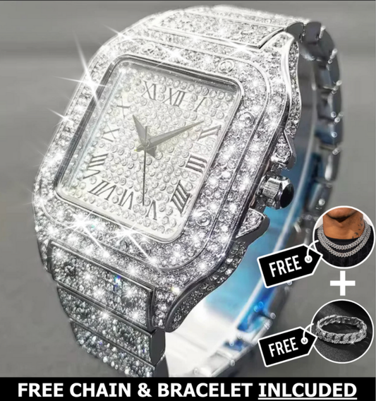 VVS ICED OUT WATCH